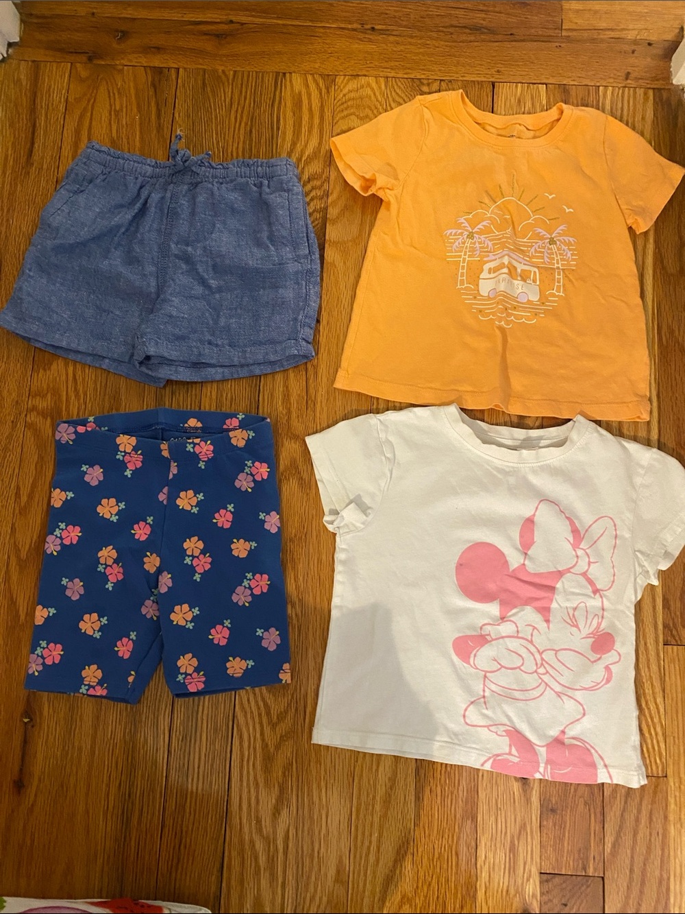 3T shorts and tshirts